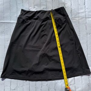 Black Women's Active Skort Large